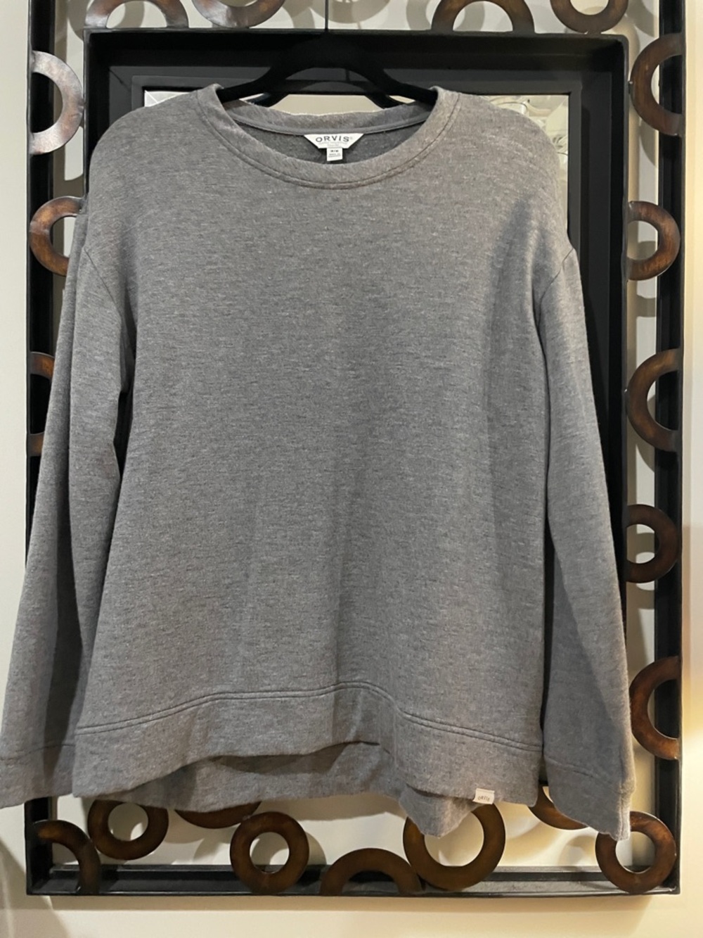 Orvis Gray Crewneck Sweatshirt